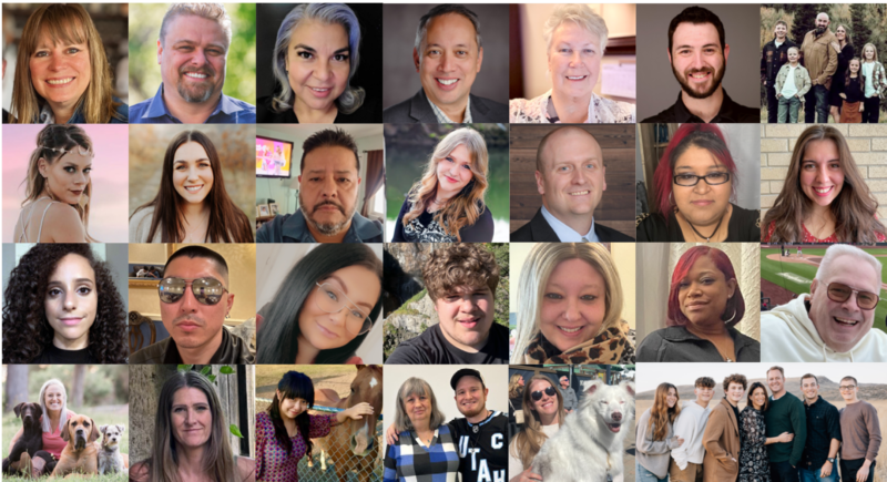 Employee collage